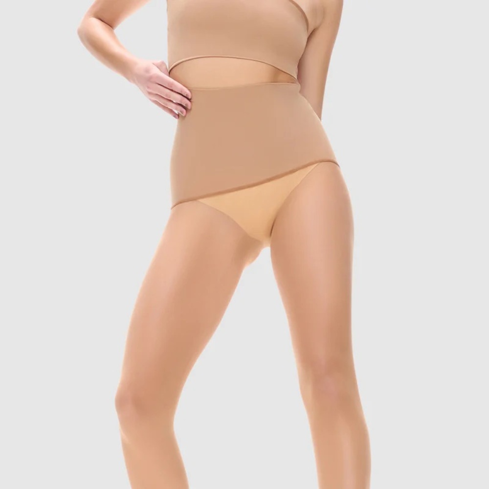 Heist Nude Sheer Tights, L